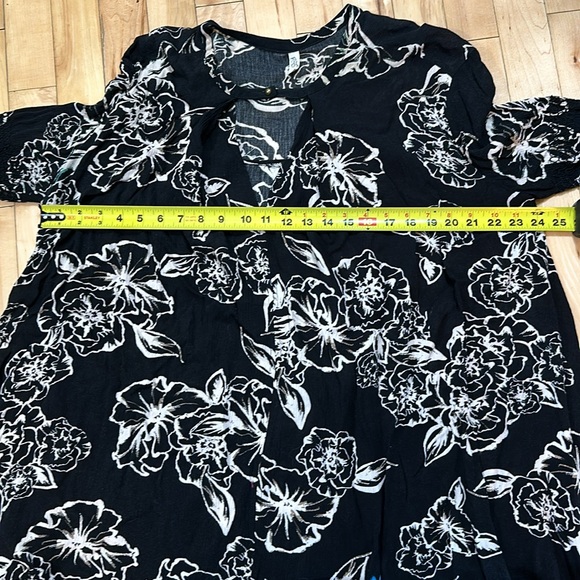 Free People Floral Swing Mini Tunic Dress - Picture 6 of 8